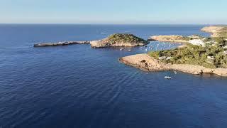 Ibiza - Portinatx - birds eye view of the bay