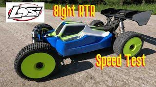 New! Losi 8ight XE RTR Off-Road Speed Test