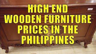 High End Wooden Furniture Prices In The Philippines.