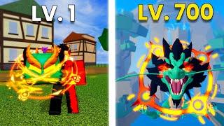 Noob To Pro With DRAGON REWORK in Blox Fruits!