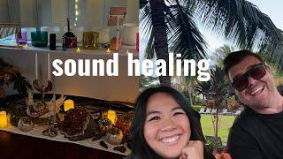 1st Sound Healing Session at Lumeria Retreat | Maui Living VLOG