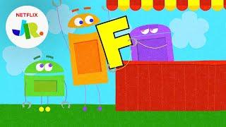 Letter F | StoryBots ABC Alphabet for Kids | Netflix Jr