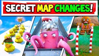 Fortnite Winterfest | All Secret Map Changes & Easter Eggs!