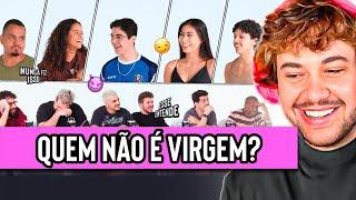 QUEM NÃO É VIRGEM? - React Aqueles Caras