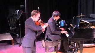 Beethoven's Spring Sonata, played by Paul Cronin and Andrew Lefoley