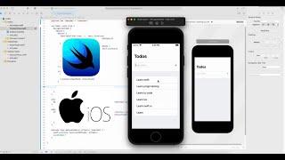 Todo app SwiftUI iOS and UserDefaults database