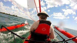 Hobie Mirage Tandem Island  - Zipping around on Lake Ontario