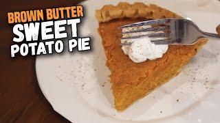 How to Make Sweet Potato Pie with a Brown Butter Twist!