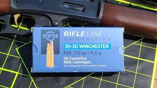 Not Too Bad For Cheap Ammo? PPU Rifle Line 30-30 170gr FSP 100yd Accuracy Test W/ Marlin 336