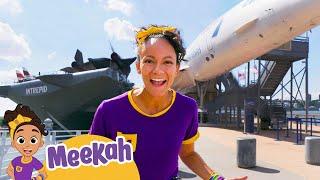 Meekah Explores an Airplane Carrier! | Meekah Full Episodes | Educational Videos for Kids