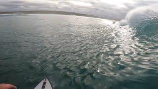 PERFECT SWELL HITS CORNWALL - Surfing Godrevy on the CHRISTENSON OP3 POV