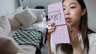 NY VLOG | parachute bedding, skincare updates, unboxings