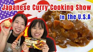 Japanese curry cooking show in the U.S.A