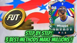 How To Make Unlimited Coins With These 3 Simple Low Risk Methods! TRADING METHOD FC 24 Ultimate Team