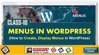 menus in wordpress Irfan WP Guide