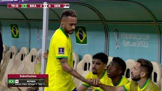 NEYMAR SOFREU UMA LESÃO QUE QUASE O TIROU DO RESTANTE DA COPA! | Neymar vs Sérvia (24/11/2022)