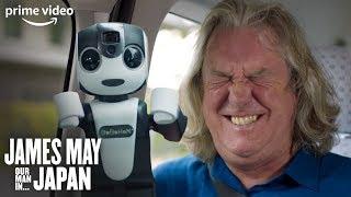 James May's Futuristic Tour Guide Leaves Him in Stitches | James May: Our Man in Japan | Prime Video