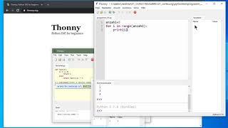 Python mit Thonny programmieren