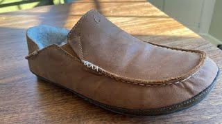 OLUKAI Moloa Slipper Men's Slippers, Premium Nubuck Leather Slip On Shoes Review, I will never go ba