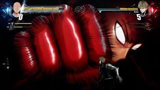 SAITAMA VS GENOS - ONE PUNCH MAN A HERO NOBODY KNOWS beta