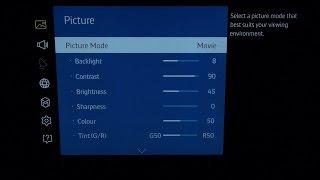 Samsung UE65JU7000 4K TV Best Picture Settings