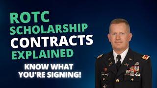 ROTC Scholarship Contracts Explained: Know What You're Signing