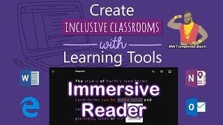 Immersive Reader - Great free reading tool for Dyslexic / SEND / EAL Students in Office 365