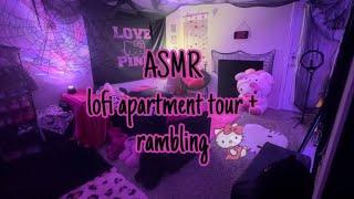 ASMR lofi apartment tour + rambling (fast and aggressive)