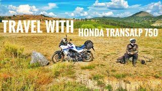 Travel with HONDA XL750 TRANSALP - Extinct VOLCANO, Emerald LAKE and AMAZING Landscapes  ROMANIA