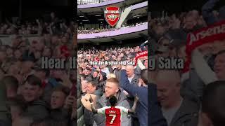 *NEW* Arsenal Chant Running Down the Wing Saka #wearethearsenal#premierleague #football #arsenal