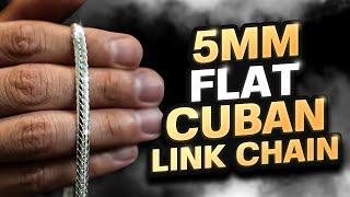 Discover the Elegance: 5mm Flat Cuban Link Chain Review