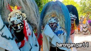 the latest stage of barongan fierce live in the village of Karang Distance - Wong Woro