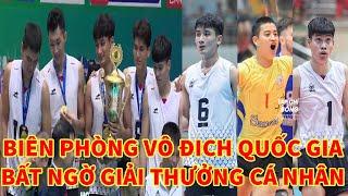 Biên Phòng vô địch quốc gia, bất ngờ giải cá nhân