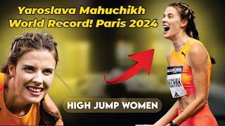 Yaroslava Mahuchik breaks high jump world record in Paris - 2.10 Women's High Jump REVOLUTIONIZED! 