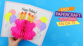 How to make a Greeting Card | DIY Greeting Card Pop Up | Tutorial