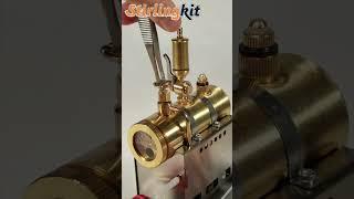 Starting the Retrol SE 02 Steam Engine for the First time | Stirlingkit