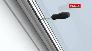 Монтаж жалюзи на мансардное окно Velux PAL