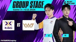 KBG vs. WHG • Game 3 (Bo3) | Group Stage | WSL Winter 2024