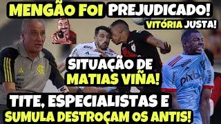 MENGÃO PREJUDICADO! ESPECIALISTA E SÚMULA DESTROÇAM ANTIS! VIÑA EXAMINADO! NOTA DE REPÚDIO RIDÍCULA!