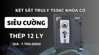 Két sắt Truly TS56C khóa cơ thép tấm dày 12ly chống cháy chống trộm cho gia đình văn phòng