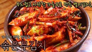 가을에는 '솎은무김치'가 정말 맛있어요! 실패없이 만드는 꿀팁 알려드릴게요~