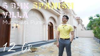 6 BHK Luxury Spanish Villa For Sale Mundhwa Pune | High End Villa Konark Riva Espaniol Keshav Nagar