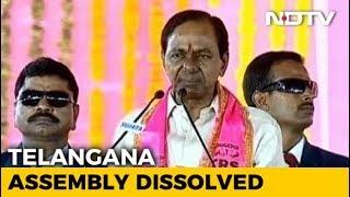 Telangana Set For Early Polls, KCR Cabinet Decides To Dissolve Assembly