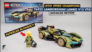 LEGO Speed Champions 76923 Lamborghini Lambo V12 Vision GT Super Car detailed building review
