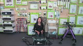 How to use Nova Medical New Star Petite Rollator and their benefits