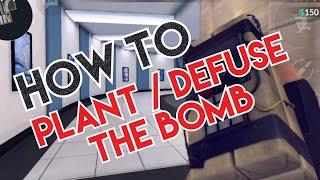 HOW TO PLANT / DEFUSE THE BOMB AND SWAP / EQUIP WEAPONS IN C-OPS