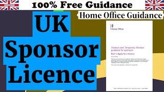 Sponsor Licence | Guidance for Sponsors Workers & Temporary Workers | Apply for a UK Sponsor Licence