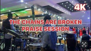 The Chains are Broken praise session..