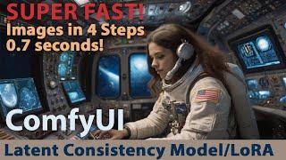 ComfyUI - SUPER FAST Images in 4 steps or 0.7 seconds! On ANY stable diffusion model or LoRA