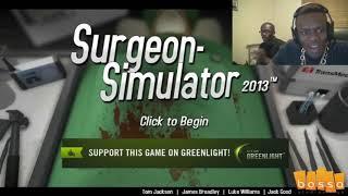 Deji - ComedyShortsGamer And Bro Play | Surgeon Simulator (ft. KSI) (censored by BADMOVE)